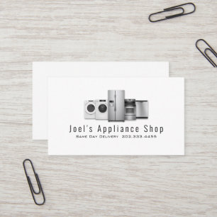 Appliance Shop, Installation, Reparation Visitkort
