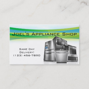 Appliance Shop, Installation, Reparation Visitkort