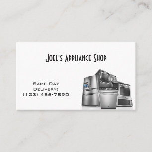Appliance Shop, Installation, Reparation Visitkort