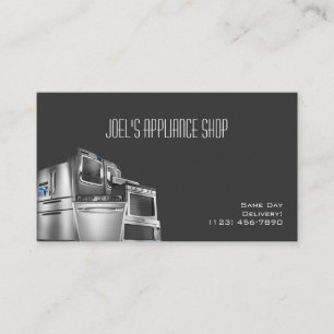 Appliance Shop, Installation, Reparation Visitkort