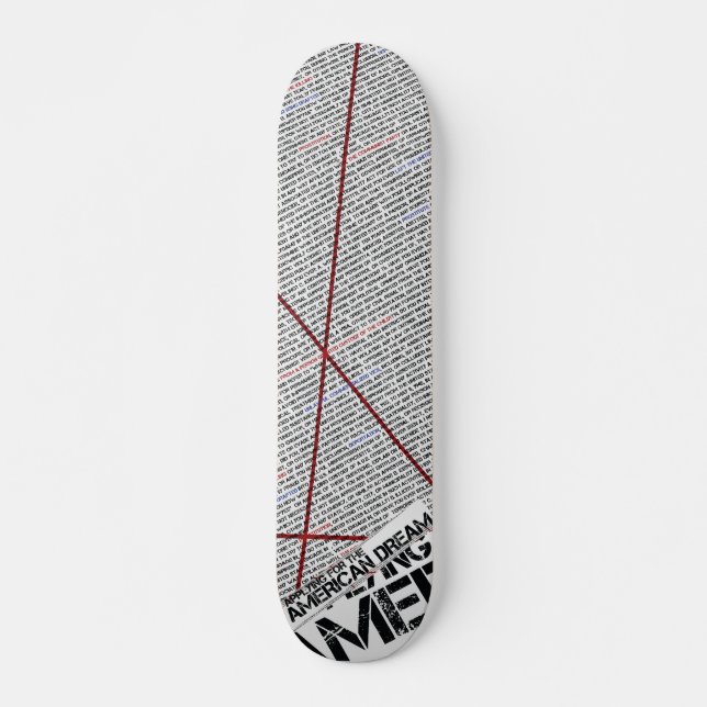 APPLICERA SKATEBOARD BRÄDA 19,5 CM (Framsida)