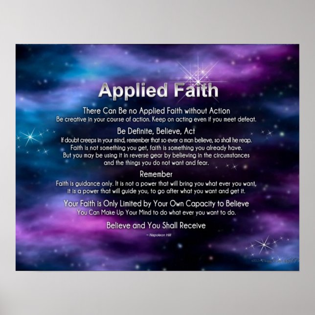 Applied Faith Poster (Framsidan)