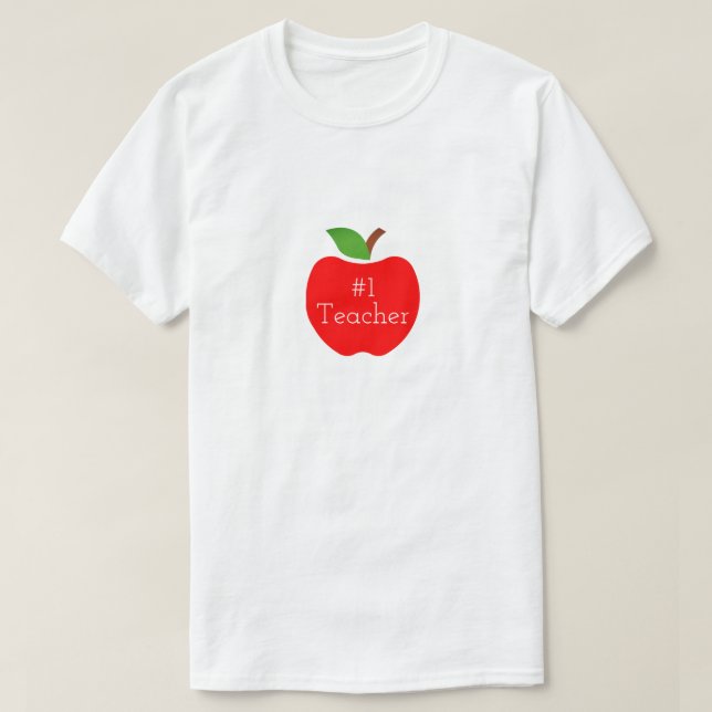 Applikationer för lärare t shirt (Design framsida)