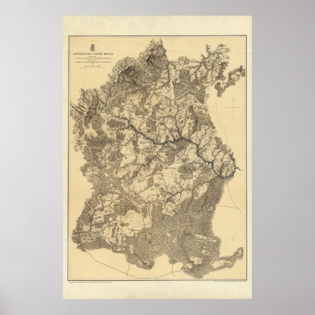 Appomattox Court House, Virginia Poster (Framsidan)