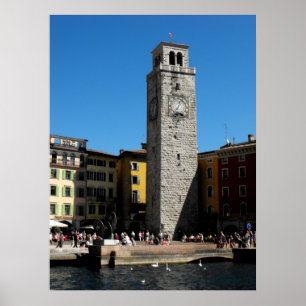 Apponale torn Riva del Garda Italien Poster