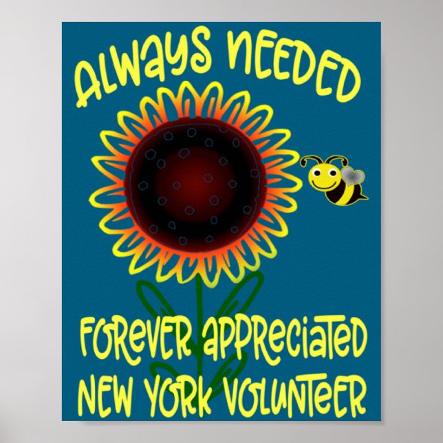 Appreciation New York Always Needed Volunteer Reco Poster (Framsidan)