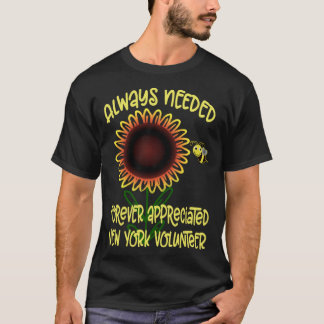 Appreciation New York Always Needed Volunteer Reco T Shirt