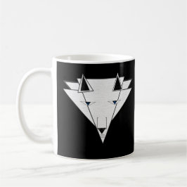 Approachable Wolf Mug by JHT Kaffemugg