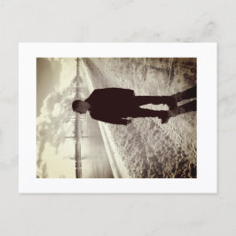 Approachable Wolf Post Card Print Vykort