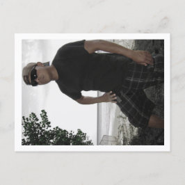 Approachable Wolf Post Card Print Vykort