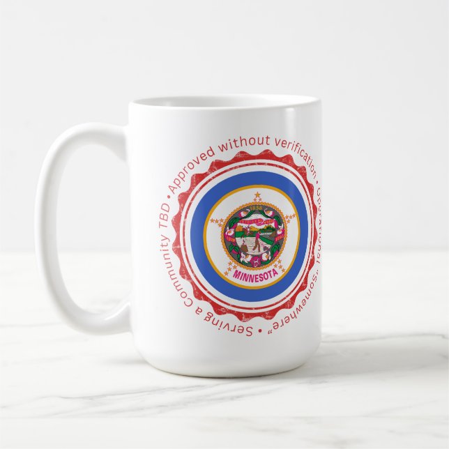 Approved Without Verification – Minnesota Mug Kaffemugg (Vänster)