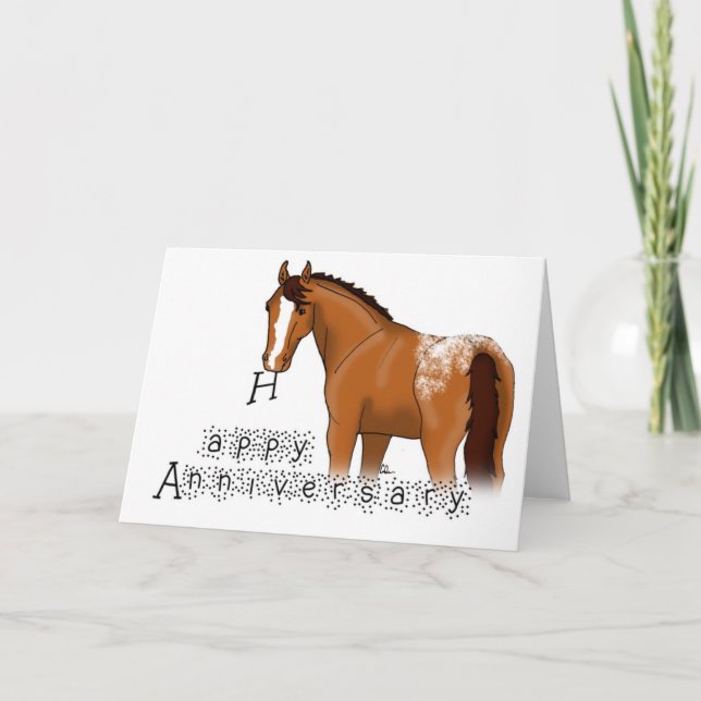 "Appy årsdag" kort (Framsida)
