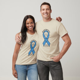 Apraxia Awareness Ribbon Vingar Namn Anpassade T-shirt