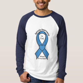 Apraxia Awareness Ribbon Vingar Namn Anpassade Tee