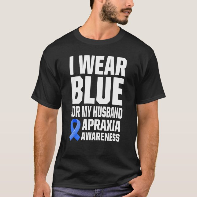 Apraxia Awareness Survivor Bära Warrior 22 T Shirt (Framsida)