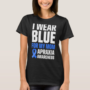 Apraxia Awareness Survivor Bära Warrior T Shirt