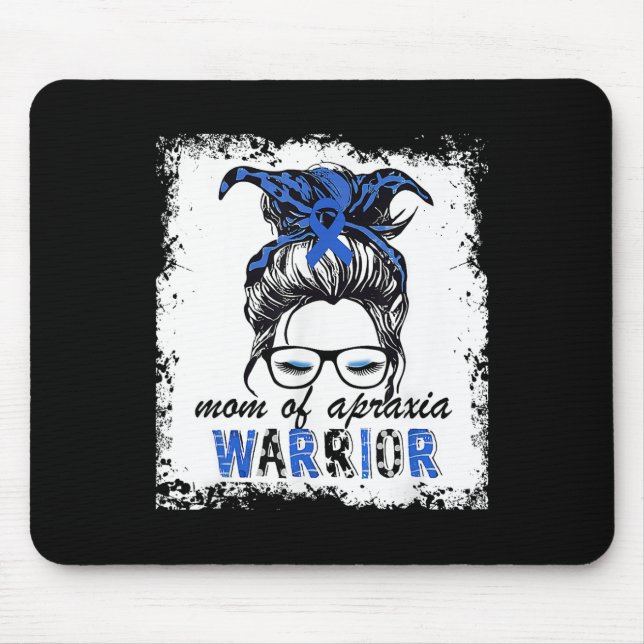 Apraxia Awareness Warrior Mor Mors dag Gif Musmatta (Framsidan)