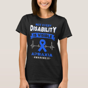 Apraxias medvetenhet om att alla funktionshinder i t shirt