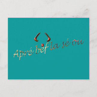 apré bef la sé ou vykort