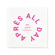 Après All Day Hot Pink Skojare Avskedsfest Skidpar