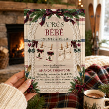 Après Bébé Country Preppy Skidgård Baby Shower