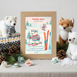 Après Bébé ski Baby Boho Sugsökande spel  Inbjudningar