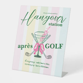 Aprés Golf Coquette Bachelorette Efterfest Station