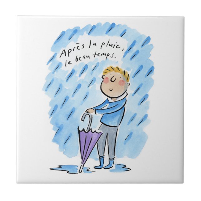 Après la pluie, le beau temps kakelplatta (Framsidan)