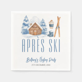 Apres Ski Baby Shower Winter Nested Party Pappersservett