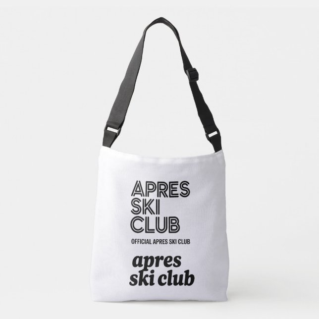 Apres Ski Club Kaffemugge – Vinterpresent För Skid Axelväska (Framsida)