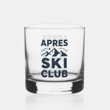 Apres Ski Club Mountain Logo - Anpassad herr vinte