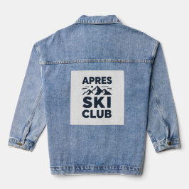 Apres Ski Club Mountain Logo - Anpassad herr vinte