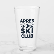 Apres Ski Club Mountain Logo - Anpassad herr vinte