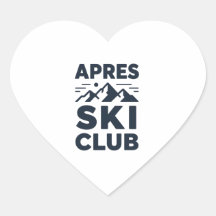 Apres Ski Club Mountain Logo - Anpassad herr vinte