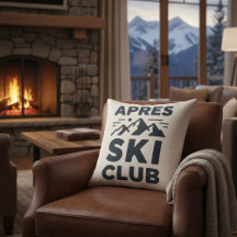 Apres Ski Club Mountain Logo - Anpassad herr vinte