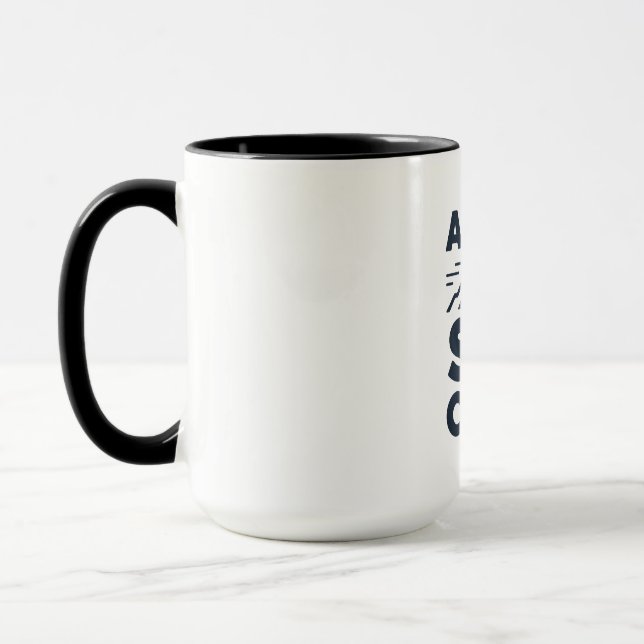 Apres Ski Club Mountain Logo - Anpassad herr vinte Mugg (Vänster)