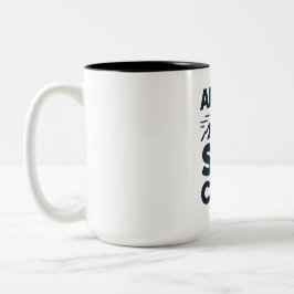 Apres Ski Club Mountain Logo - Anpassad herr vinte Två-Tonad Mugg