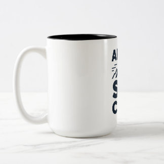 Apres Ski Club Mountain Logo - Anpassad herr vinte Två-Tonad Mugg