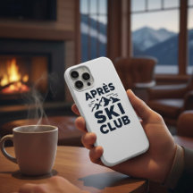 Apres Ski Club Mountain Logo - Anpassad herr vintr