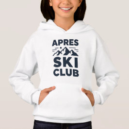 Apres Ski Club Mountain Logo - Custom Mens Winter T Shirt