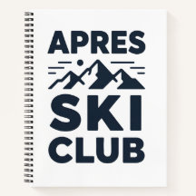 Apres Ski Club Mountain Logotyp - Anpassad Herr Vi