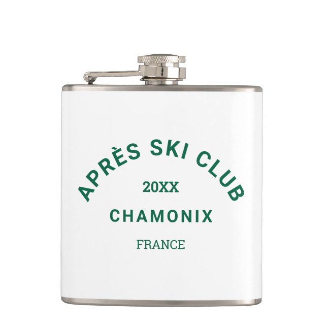 Après Ski Club Vinter Grön Skidområde Crest Fickplunta (Framsidan)