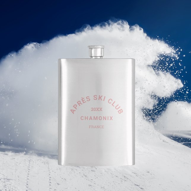 Après Ski Club Vinter Rosa Skidort Crest Fickplunta (Skapare uppladdad)