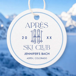 Apres Ski Club Vinter Ski Bach Fest Gåvor Etiketter