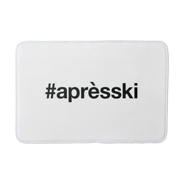 APRES SKI Hashtag Badrumsmatta (Framsidan)
