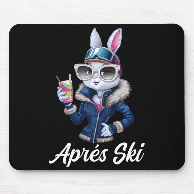 Apres Ski Hat Party Design Ski Bunny Skier Outfit  Musmatta (Framsidan)