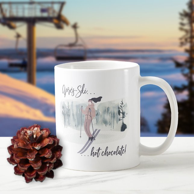 Apres-Ski Hett Chocolate för henne Jumbo Mugg (Skapare uppladdad)