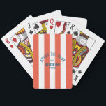 Apres Ski Klubb Anpassningsbar Retro Red Cabana Ra Casinokort<br><div class="desc">De här spelkorten är perfekt för dina vintersammankomster på sluttningarna, av hetten eller vid övernattningen... - Retro cabana rand med en vapensköld för marin skidskidor i anpassningsbar. Anpassa med information om din samling.. år, resort och mål. Perfekt för en familj eller vänner som skidar resa, skidar eller apres skidbachelorette. Matchningstillbehör...</div>