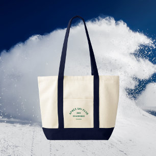 Après Ski Klubb Winter Grönt Ski Resort Vapensköld Tygkasse