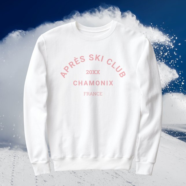 Après Ski Klubb Winter Rosa Ski Resort Vapensköld  T Shirt (Skapare uppladdad)